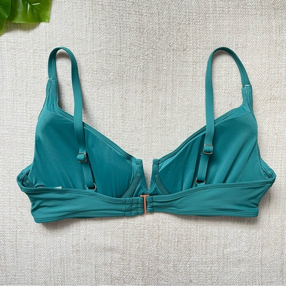 Anne Cole Teal Bikini Top - Picture 2 of 3